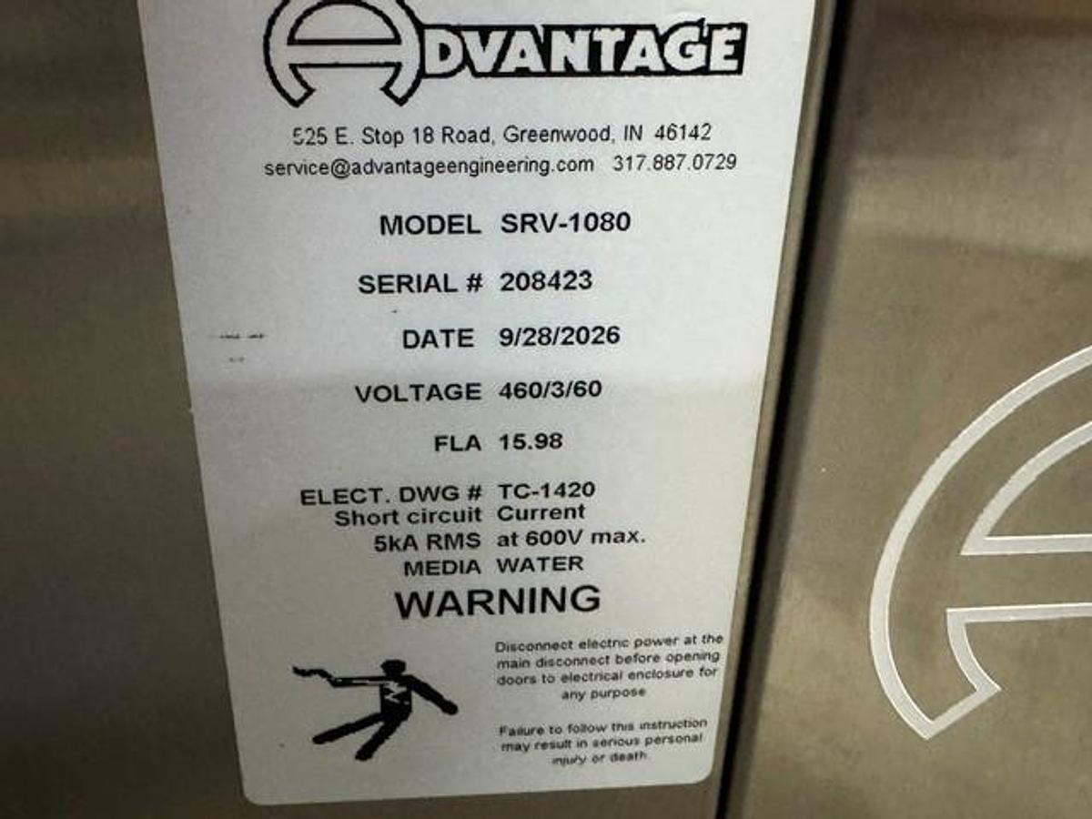 3 HP Advantage SRV-1080 Temperature Controller 460v (2026)