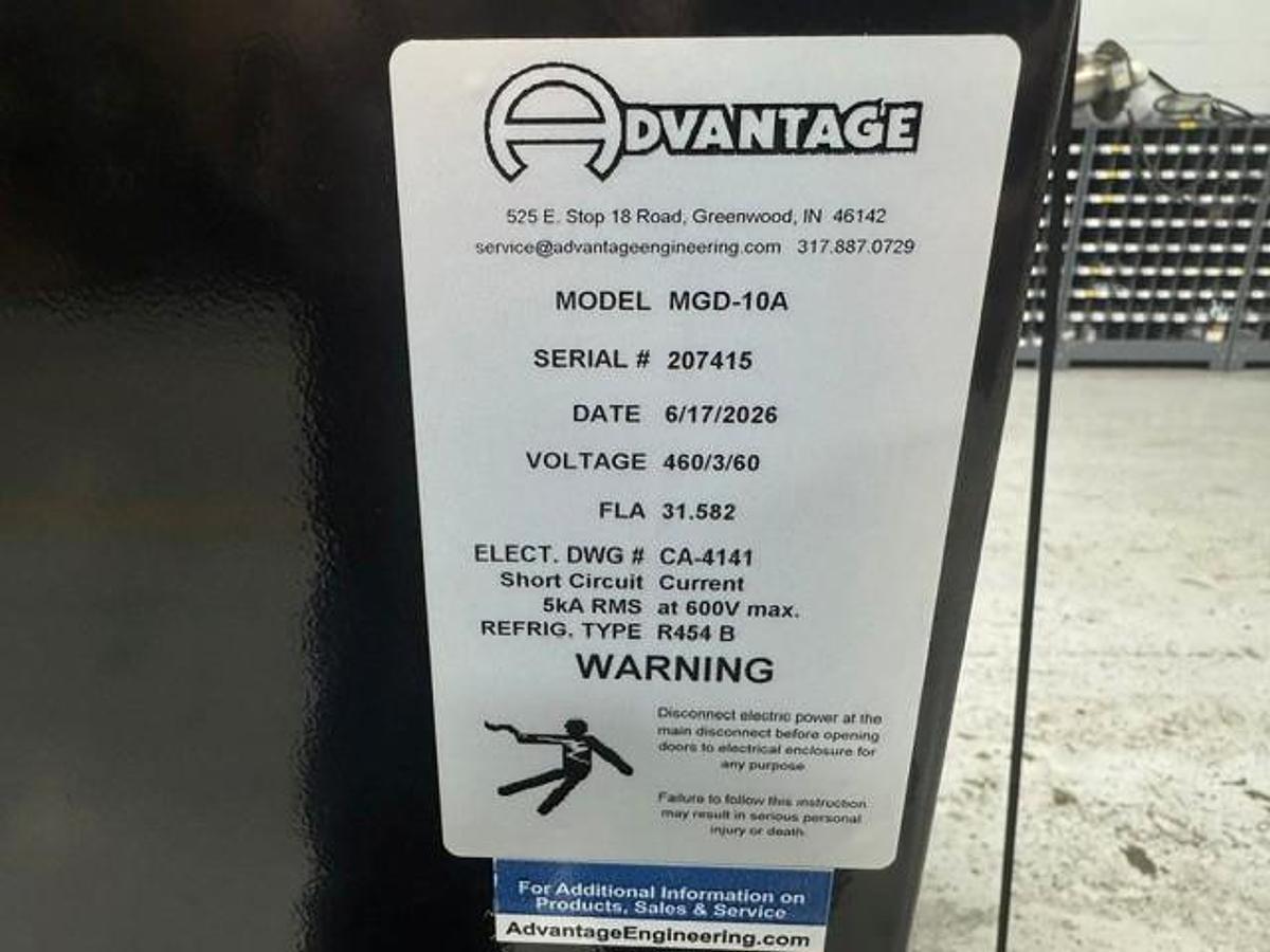 10-Ton Advantage MGD-10A Air-Cooled Chiller (2026)