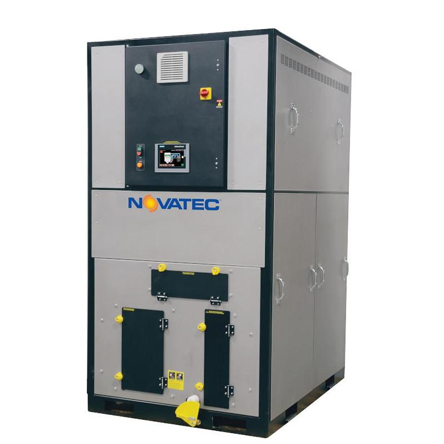 800 lb/hr Novatec NW-800NC Material Dryer with 3,000 lbs Capacity Hopper