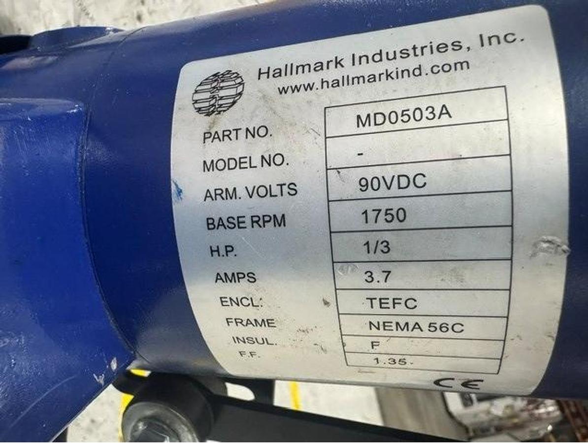 Used EMI EAK Series Flat to Incline Belt Conveyor