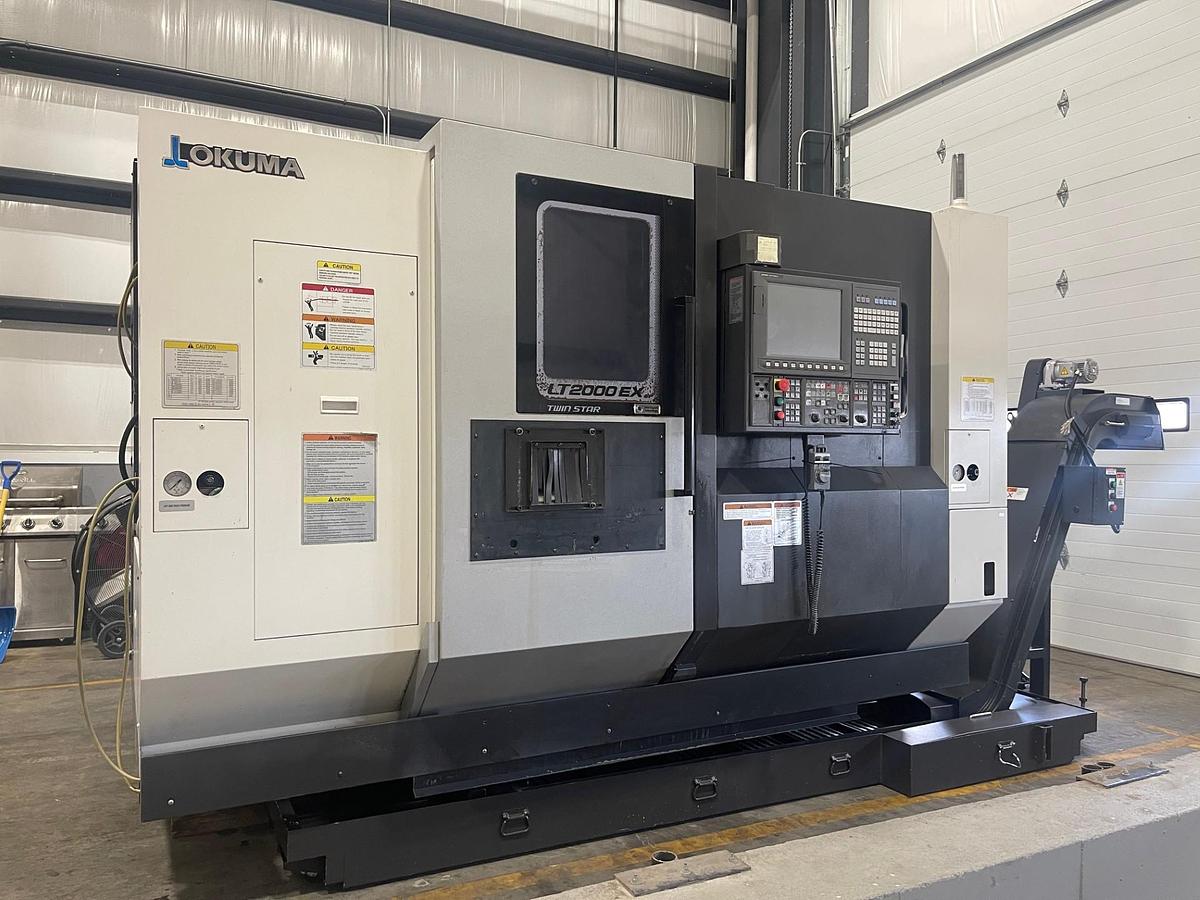 Used 2019 Okuma LT2000EX Dual Turret Lathe