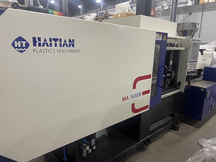 Used 180 Ton, 12.64 Oz., Haitian MAIII 1600/570 Injection Molding Machine (2022)
