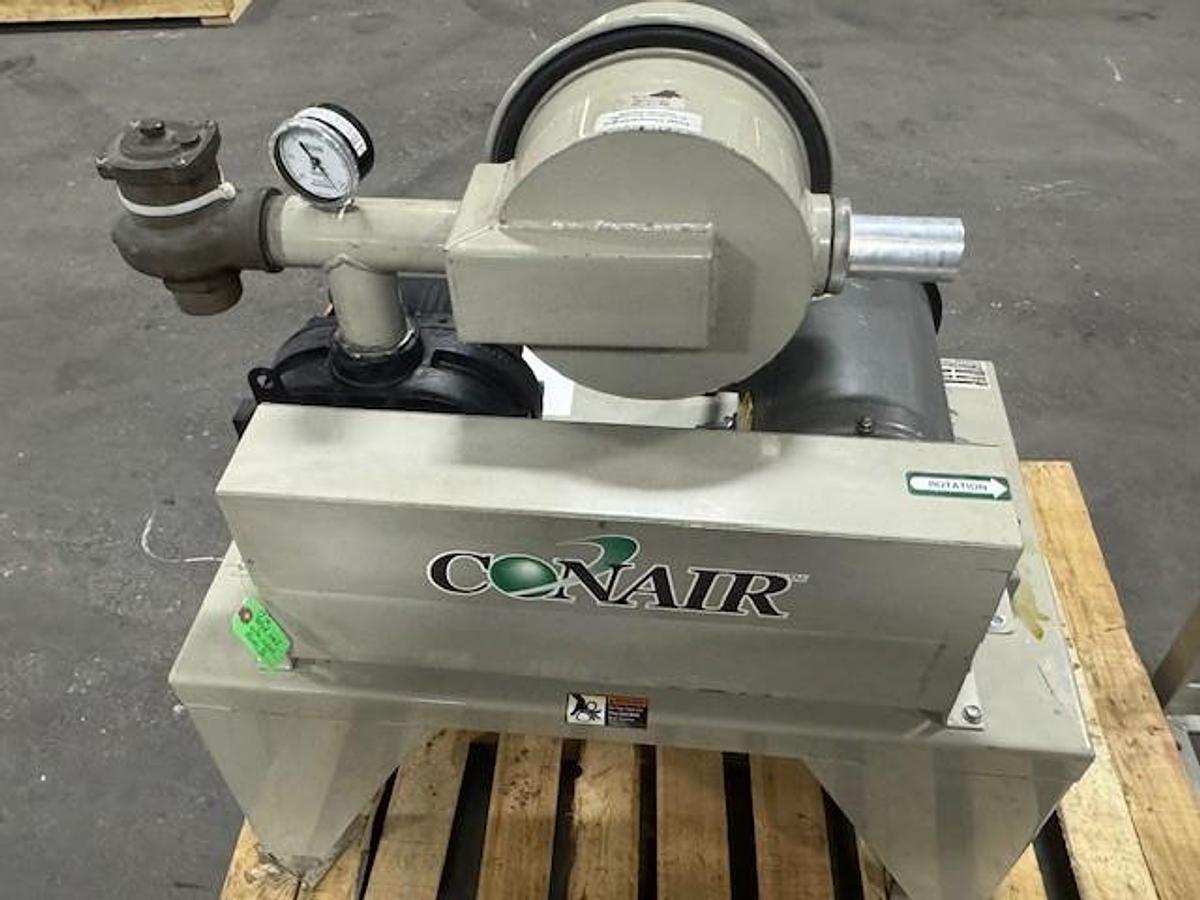 Used Conair PD-5 5 HP Vacuum Pump with Dust Collector