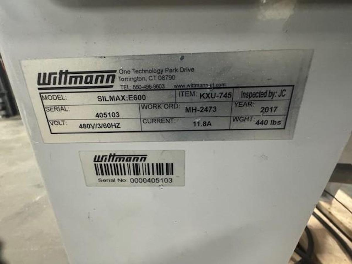 Used Wittman E 300 Drymax Series Material Dryer with Hopper (2017)