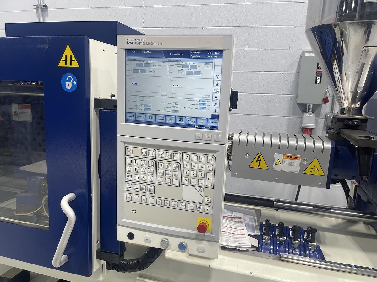 Used 101 Ton, 2.26 Oz., Haitian Zhafir VEIII900/210 Injection Molding Machine (2017)