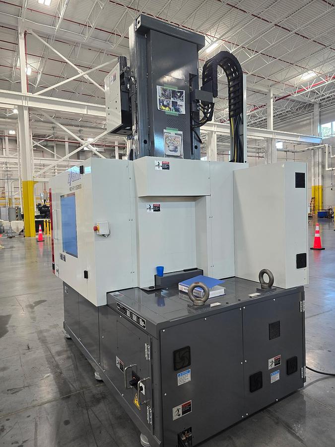 Used 112 Ton, 2.4 Oz. Niigata Vertical 2-Station Rotary Injection Molding Machine (2022)