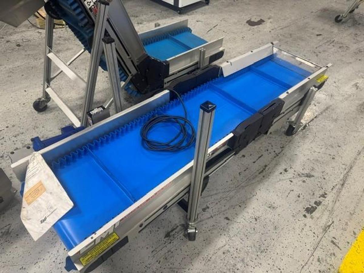 Used EMI EAK Series Flat to Incline Belt Conveyor