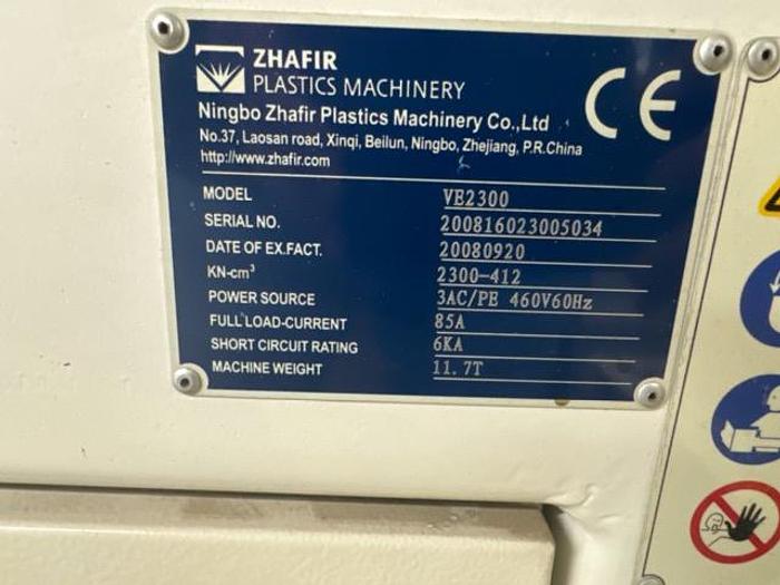 Used Not Ready - 259 Tons, 13.23 Oz. Haitian Zhafir Venus VE2300/750 Injection Molding Machine (2008)