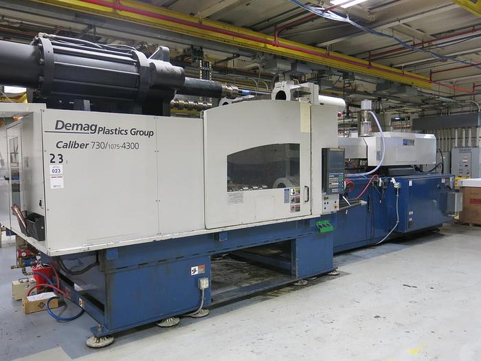 Used 2004 Demag Plastics Group Demag Caliber Model 730/4300