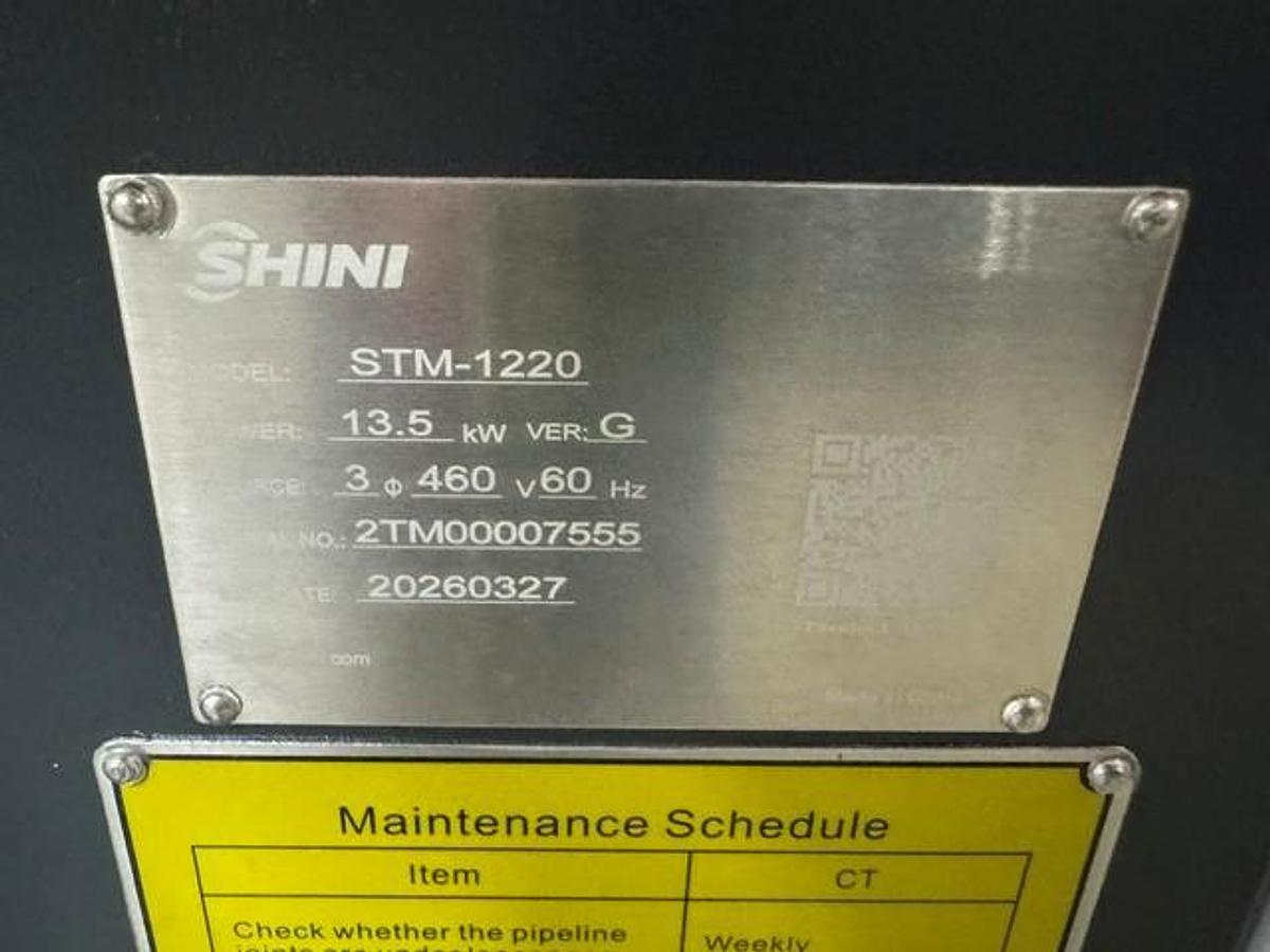 2.5 HP Shini Model STM-1220-O Hot Oil Temperature Control Unit 460V (2026)