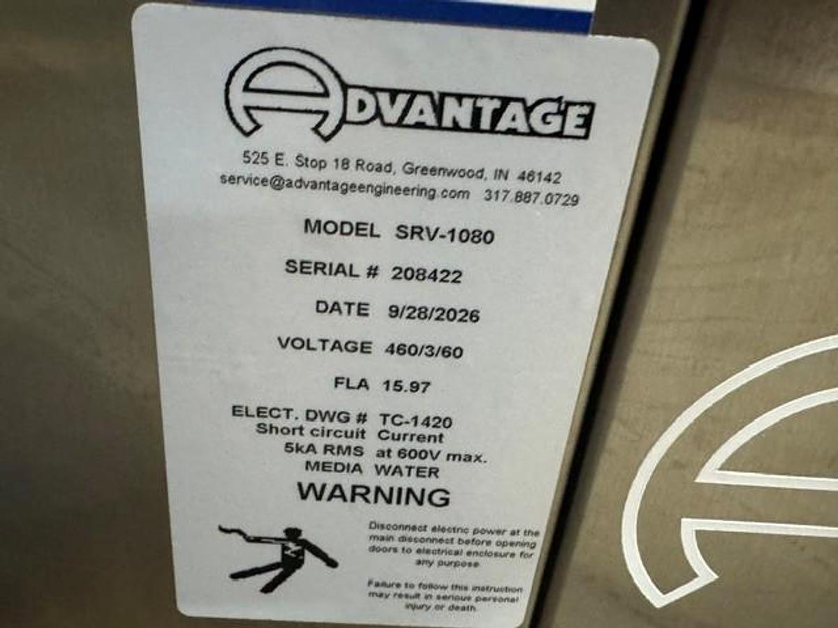 3 HP Advantage SRV-1080 Temperature Controller 460v (2026)