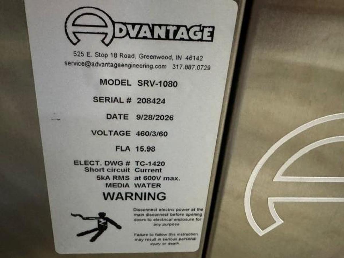 3 HP Advantage SRV-1080 Temperature Controller 460v (2026)