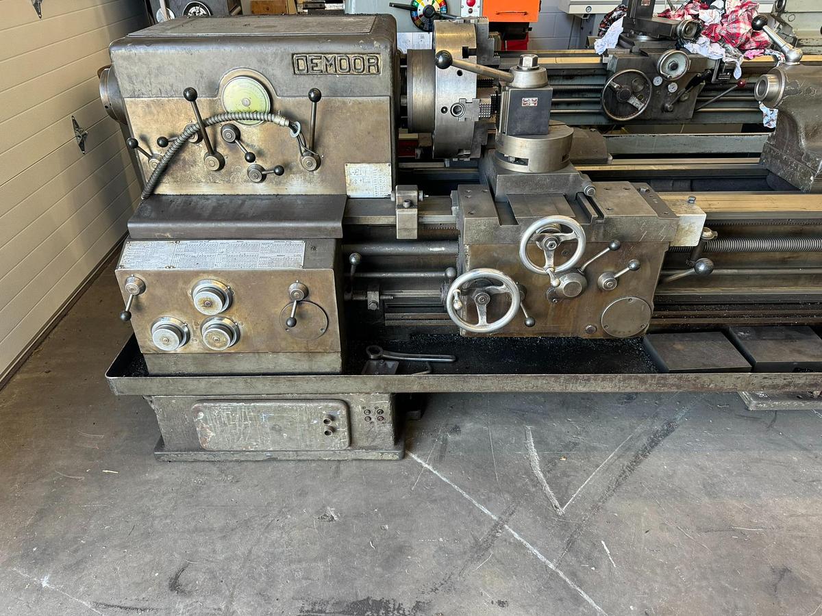Used 23" x 158" Demoor Engine Lathe