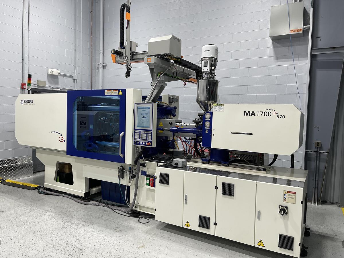 191 Ton, 12.66 Oz., Haitian MAIII1700/570 Injection Molding Machine (2017)