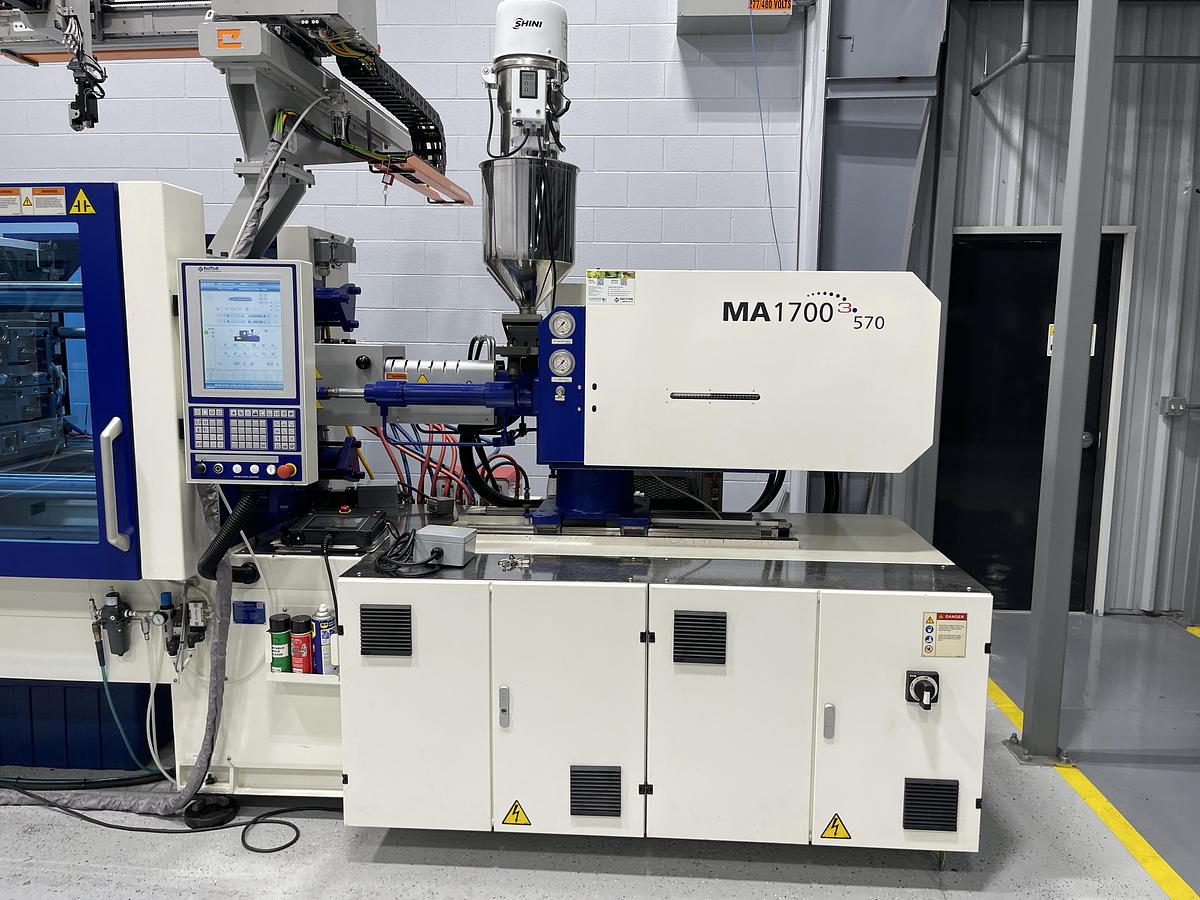 191 Ton, 12.66 Oz., Haitian MAIII1700/570 Injection Molding Machine (2017)