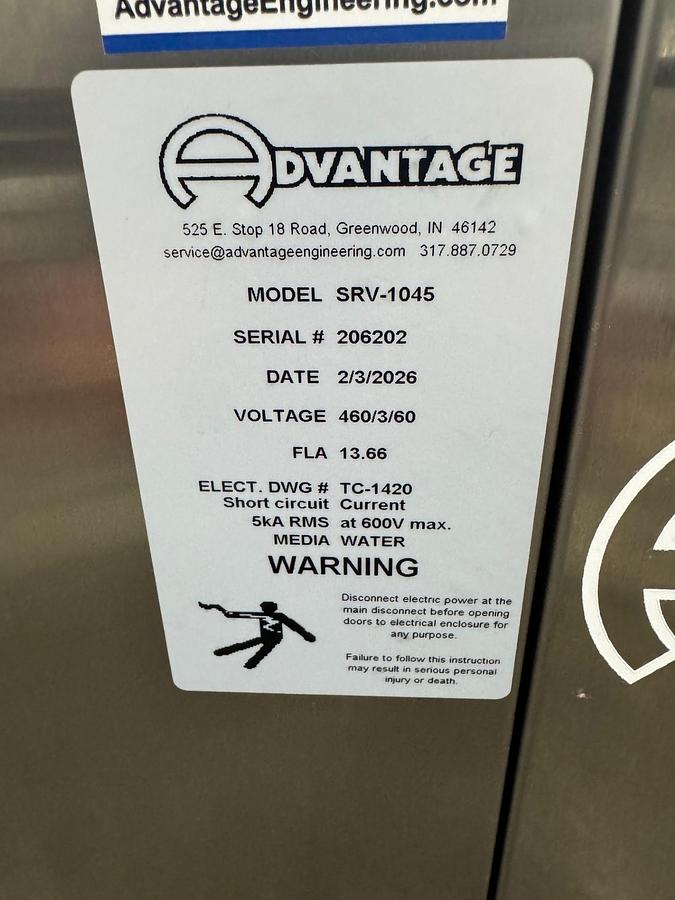 1 HP Advantage Temperature Controller SRV-1045 460v (2026)