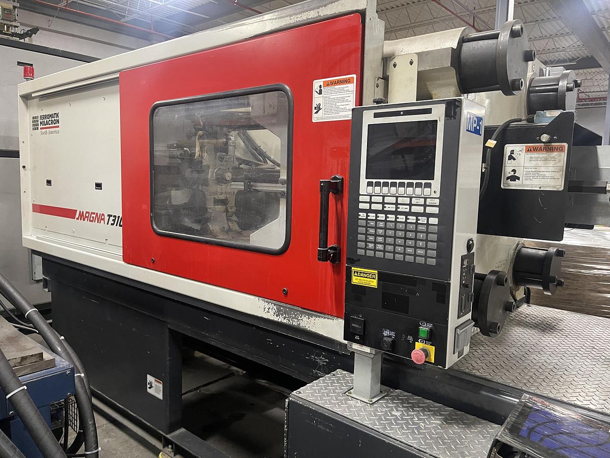Used 310 Ton, 22 oz., Ferromatik Milacron Magna T310 Injection Molding Machine (2002)