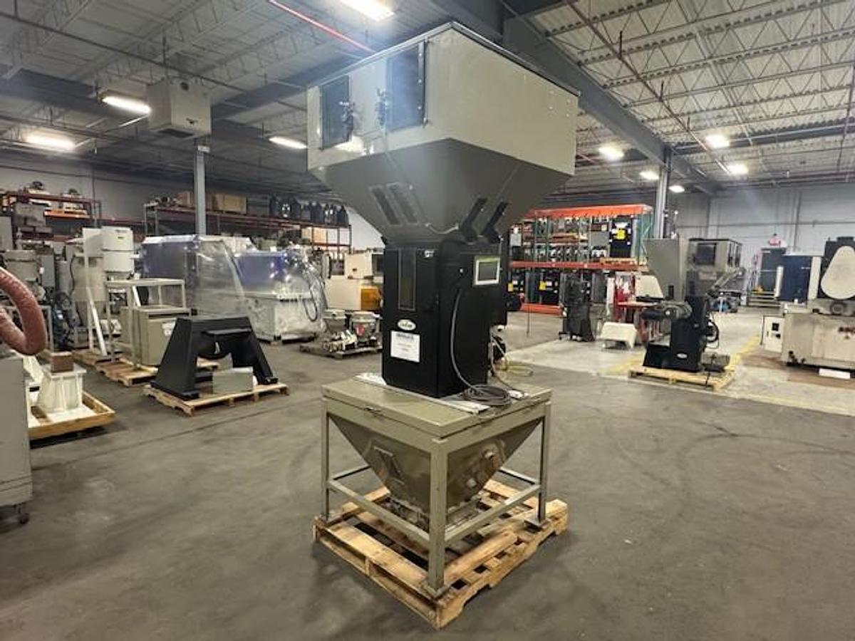 Used 1,200 lb./hr 4 Component Conair Trueblend Gravimatic Blender