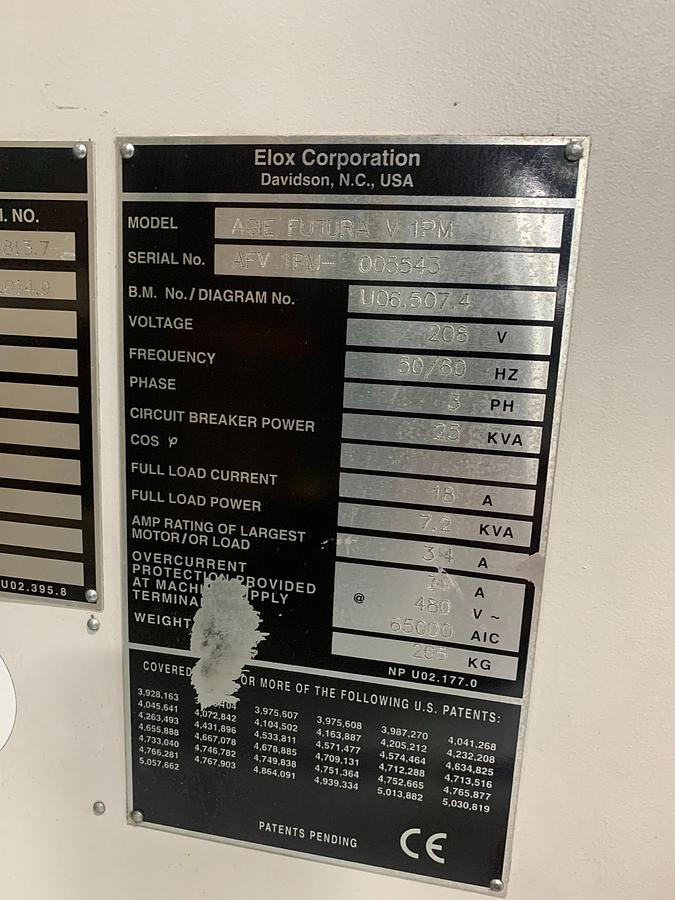 Used Agie Mondo Star 50 CNC Die Sinker EDM (2000) 
