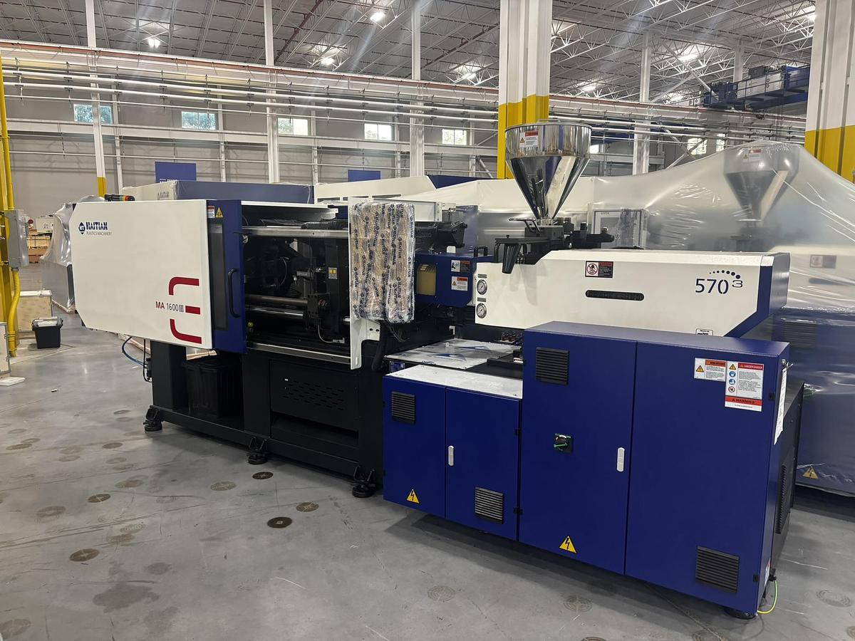 180 Ton, 12.64 oz. Haitian MAIII 1600/570 Injection Molding Machine (2023)