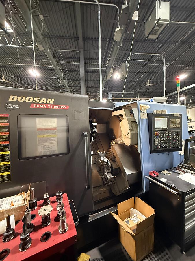 Used Doosan Puma TT1800SY CNC Turning Center (2011)