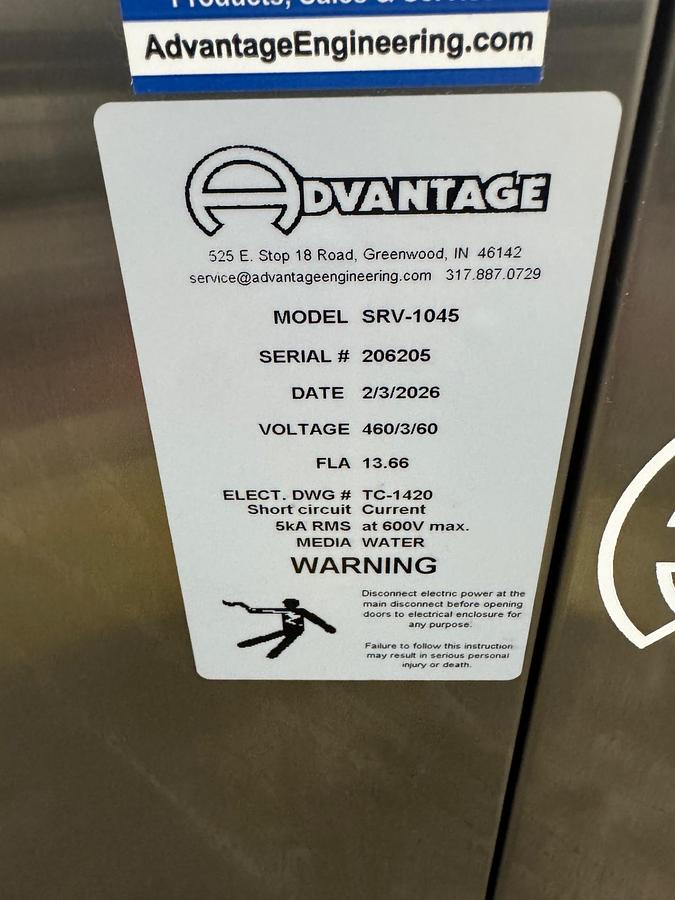 1 HP Advantage Temperature Controller SRV-1045 460v (2026)