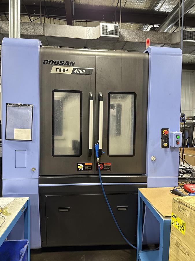 Used Doosan NHP-4000 CNC HMC 2022