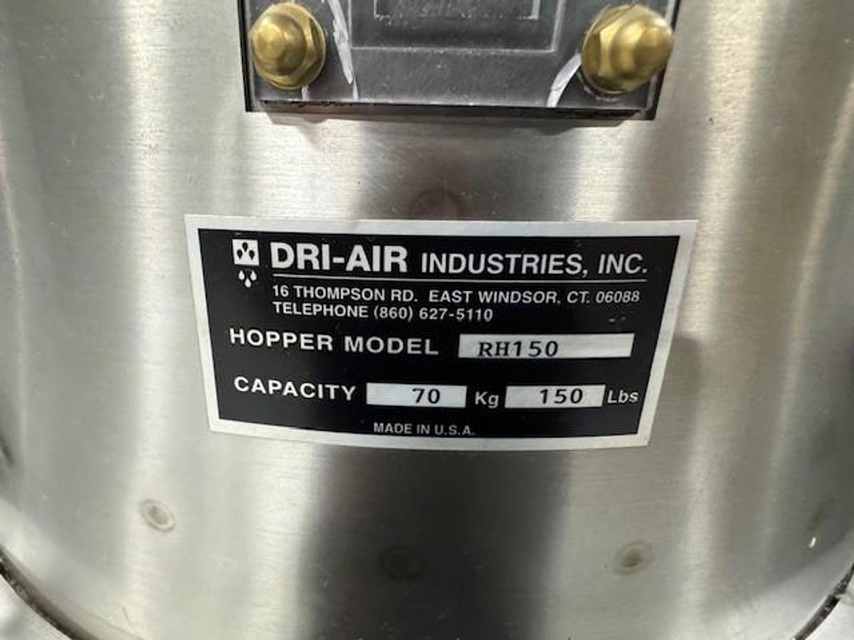 Used 25 lbs/hr Dri-Air APD Series 2 Bed Portable Desiccant Dryer with Hopper and Cart (2012)