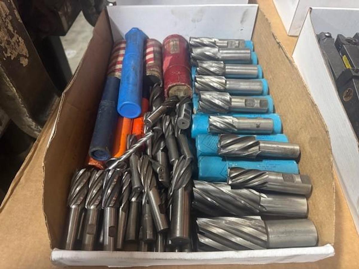 Used Set of End Mills Variouse size and style