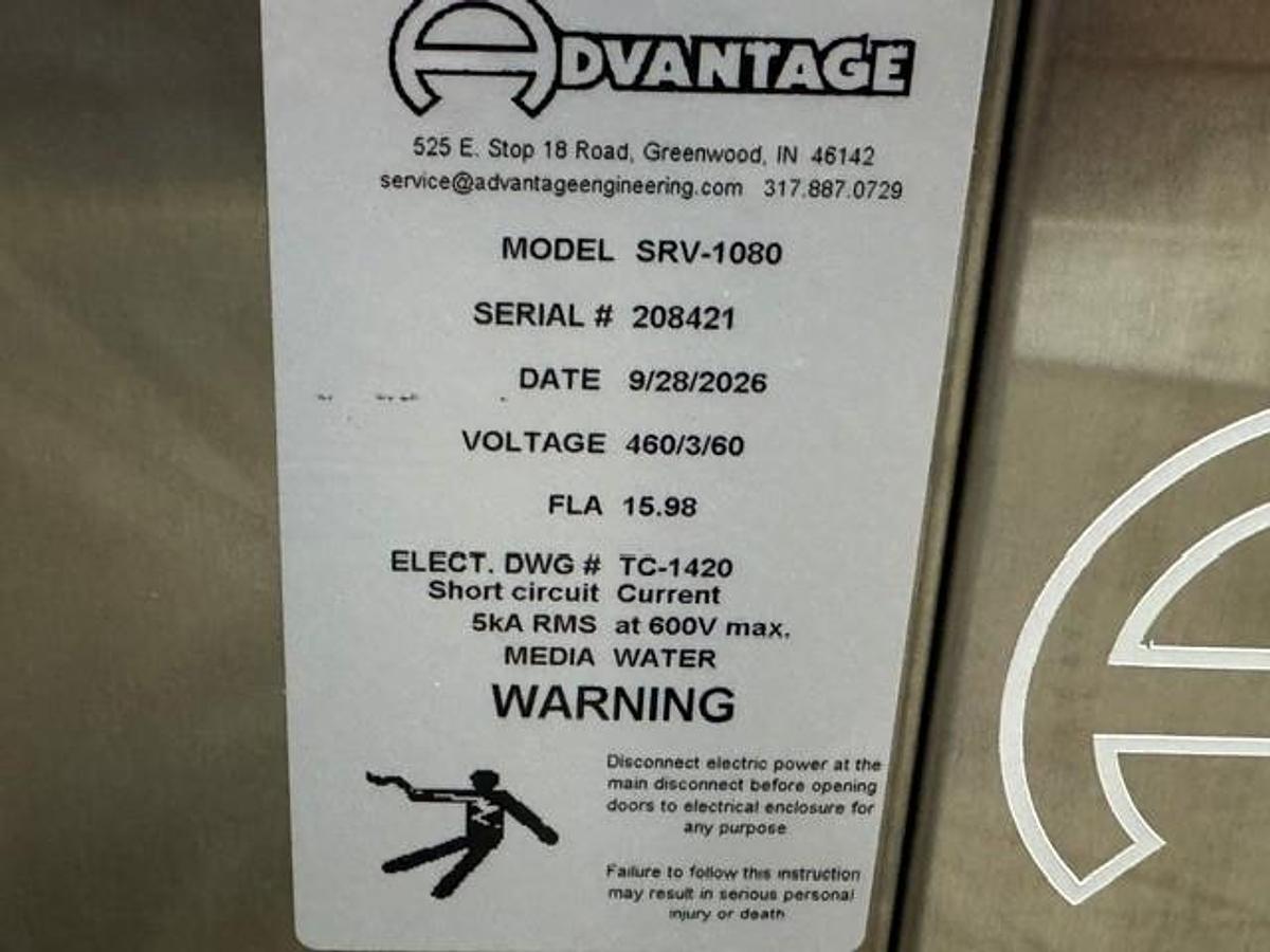 3 HP Advantage SRV-1080 Temperature Controller 460v (2026)