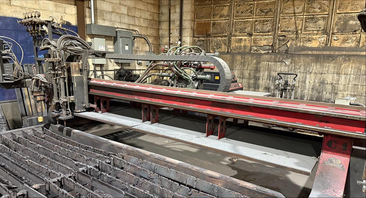 Used Not Ready - 8' x 20' Sabercut Combo Oxy/Plasma Cutting System (2012)