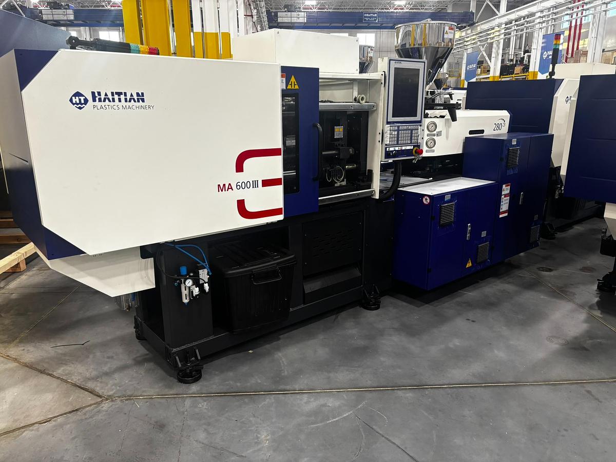 67 Ton, 6.07 Oz., Haitian MAIII 600/280 Injection Molding Machine (2023)