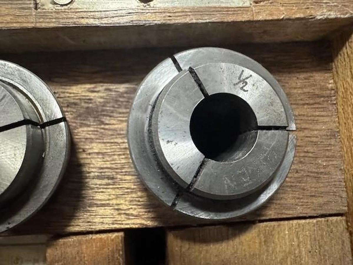 Used Spring Collet CAT 50 Chuck with Collets