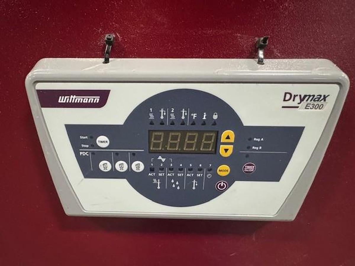 Used Wittman E 300 Drymax Series Material Dryer with Hopper (2017)