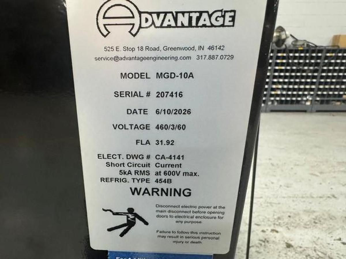 10-Ton Advantage MGD-10A Air-Cooled Chiller (2026)