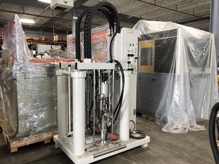 Used 85 Ton, MULTITECH (LSR) 2-Station Vertical Injection Molding Machine (LAB) (2015)