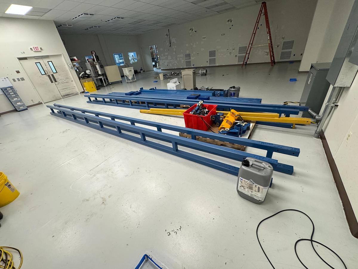 Used 1/2 Ton Harrington Dual Speed Electric Hoist and Crane System (2009)