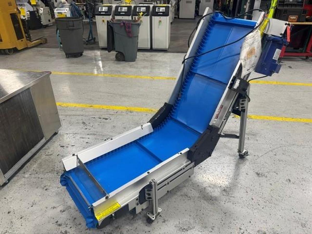 Used EMI EAK Series Flat to Incline Belt Conveyor