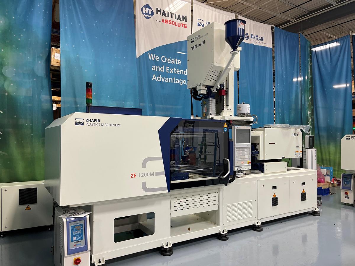 Not Ready - 135 Ton, Multi Shot, Haitian Zhafir ZEIII 1200M-160h/V80h Injection Molding Machine (2020)