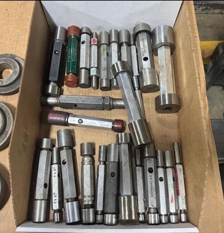 Used Inspection Ring and Go-No-Go Gauges Standard Sizes