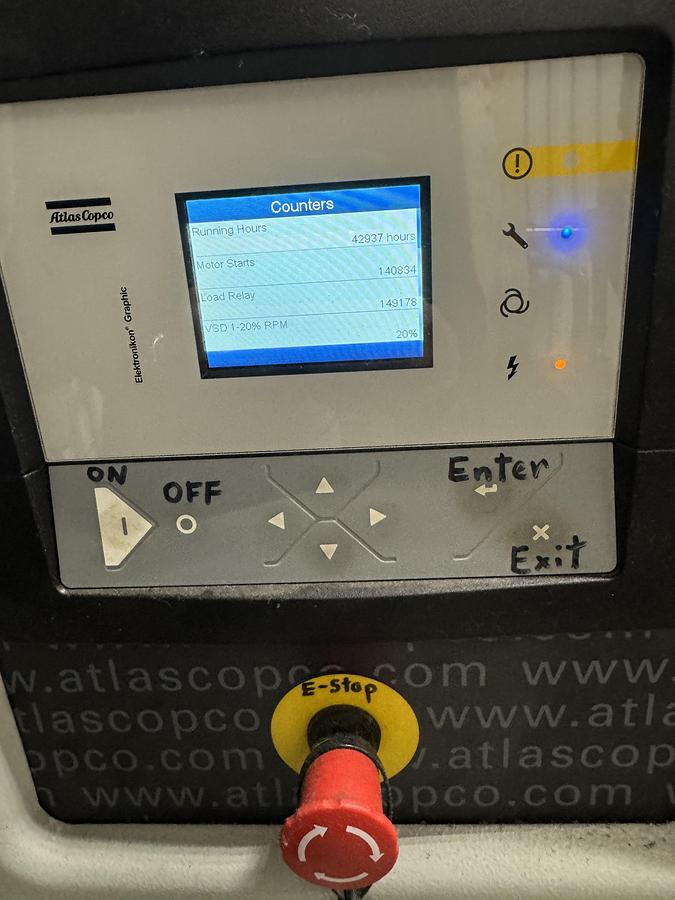 Used Atlas Copco Air Compressor w/Dryer