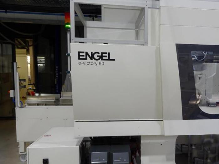 Used 101 Ton, 3.62 oz., Tiebarless Engel Injection Molding Machine