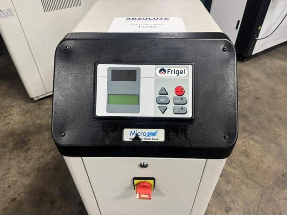 Used 3.5 Ton Frigel RCM60/6 HP Chiller and Temperature Controller (2011)