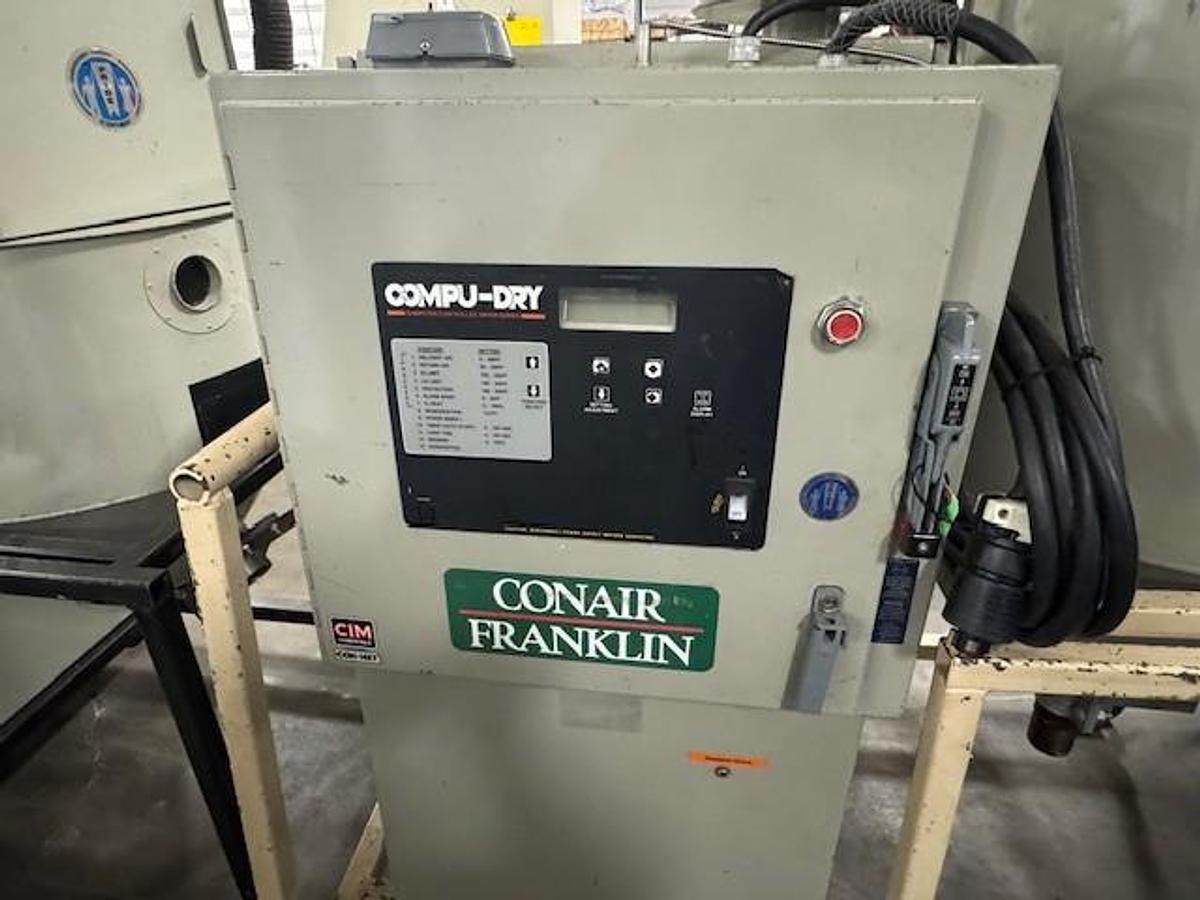 Used 100 CFM Conair Central Dryer w/ Hopper on Stand