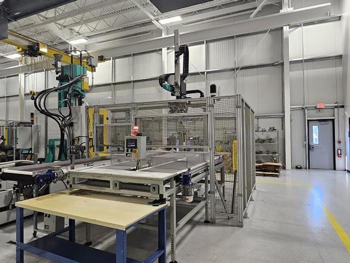 Used 110 ton, 6.5 oz. 2017 Arburg Allrounder 1200 T 1000 - 400 Injection Molding Machine