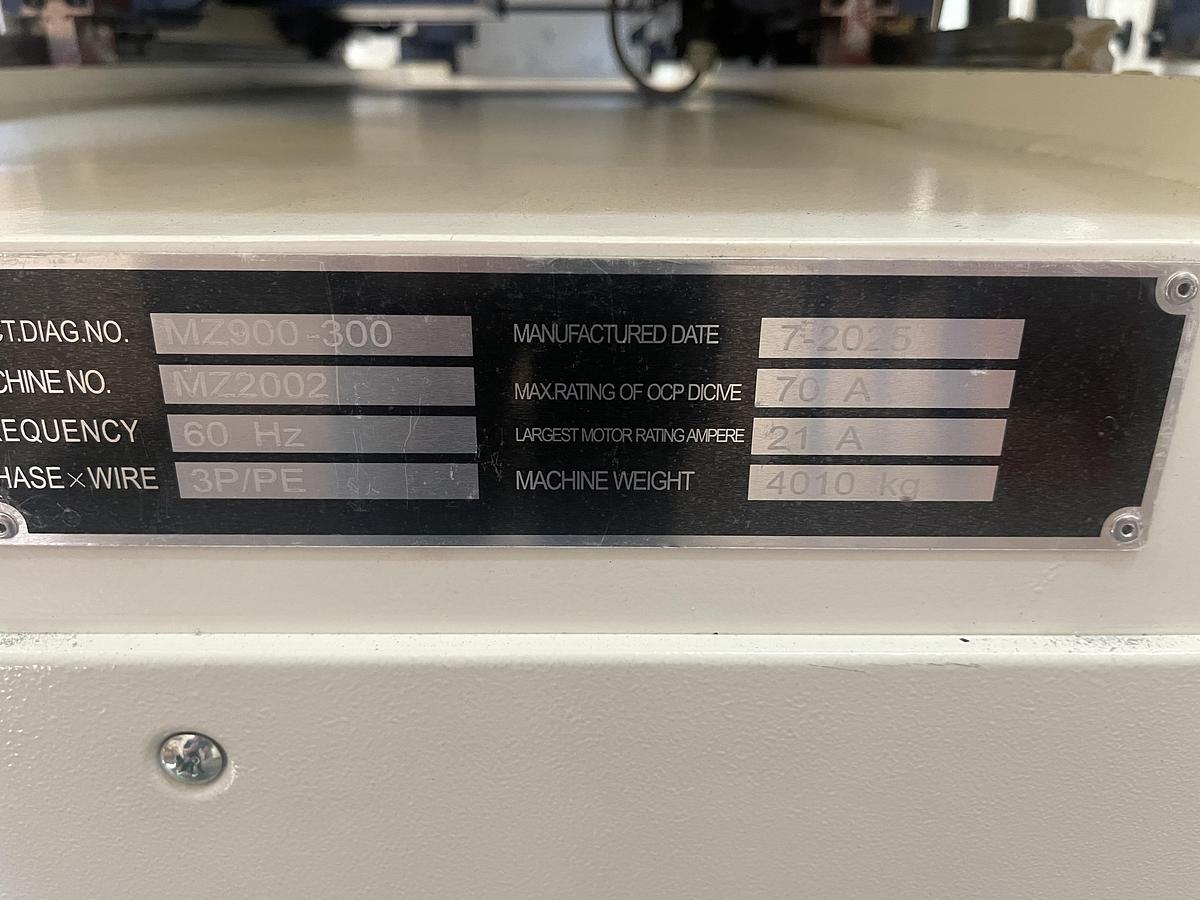 101 Ton, 3.73 oz Niigata MZ 900/300 Injection Molding Machine (2024)