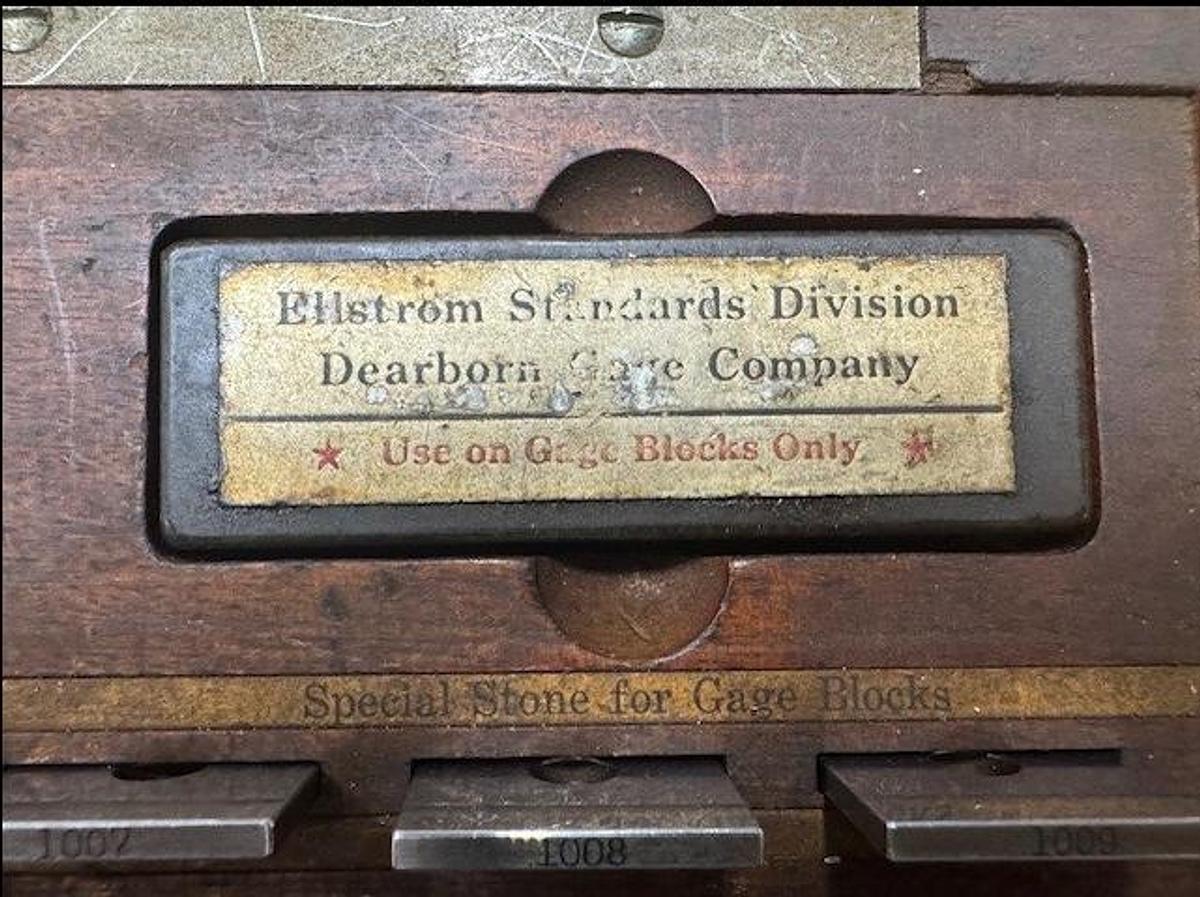 Used Elistrom/Dearborn 35-Piece Gage Block Set