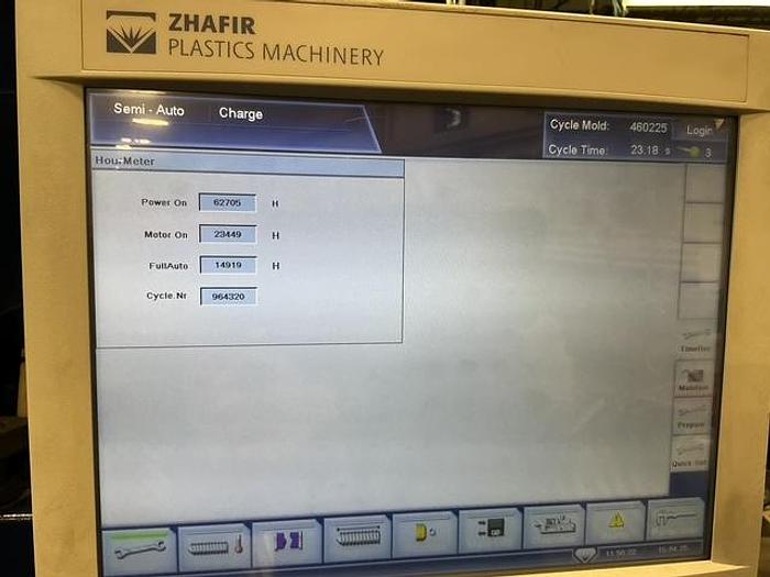 Used 618 Ton, 52 Oz., Haitian ZE5500/3350 Injection Molding Machine (2017)