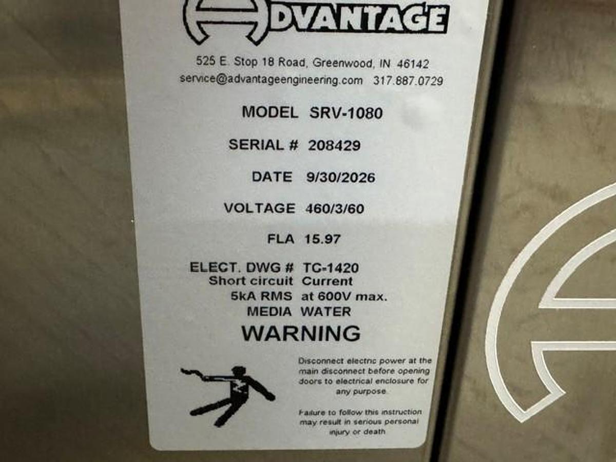 3 HP Advantage SRV-1080 Temperature Controller 460v (2026)