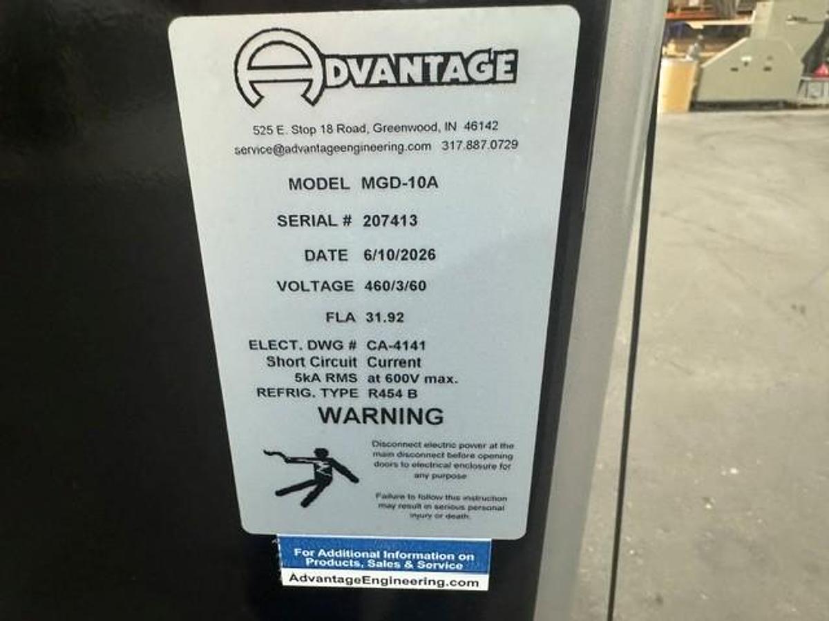 10-Ton Advantage MGD-10A Air-Cooled Chiller (2026)